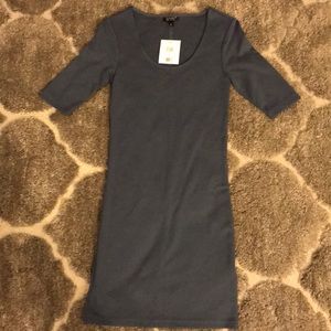 Topshop tight blue dress